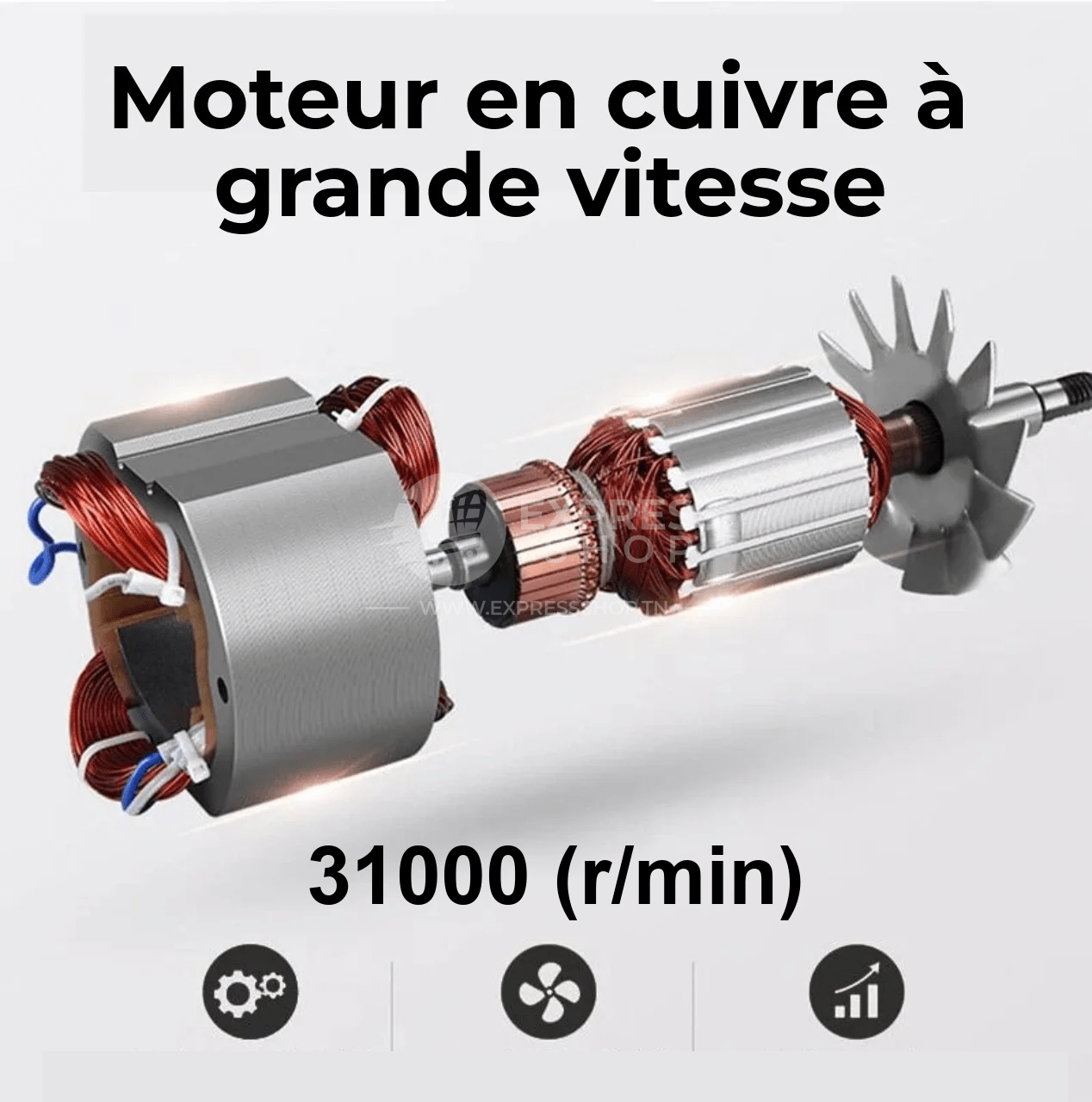 Broyeur électrique SILVERCREST 500G Multifonction en acier inoxydable grande vitesse 1800W à pendule