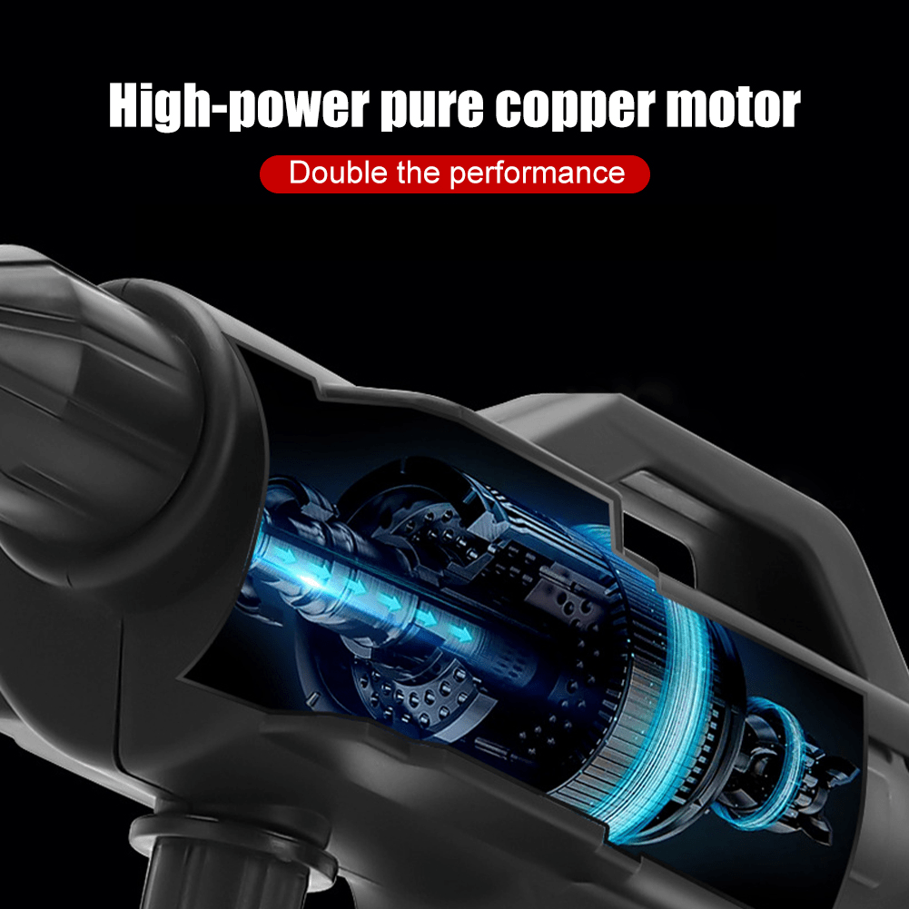 6en1 Pistolet Nettoyeur Haute Pression 1300 PSI rechargeable Sans Fil Avec Batterie 48V