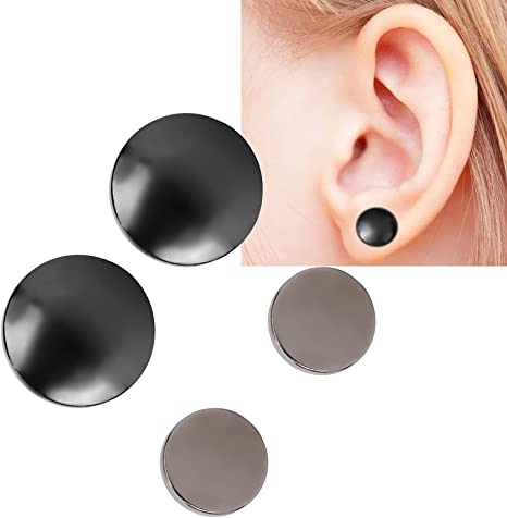 Paire de Boucles d'Oreilles Bio-magnétique multifonctionnelles acupression anti douleurs et perte de poids