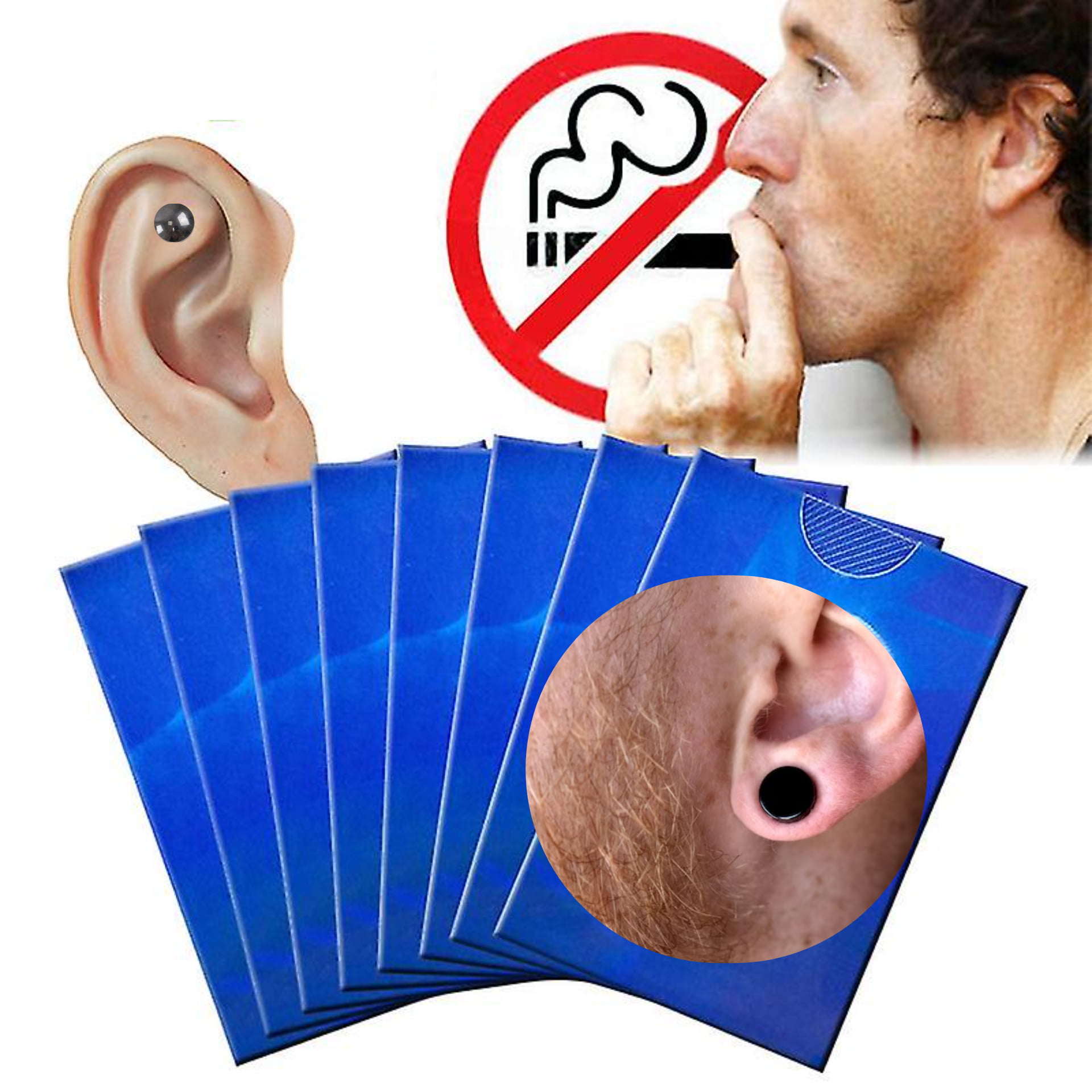 Aimants pour arrêter de fumer auriculothérapie oreille anti tabac