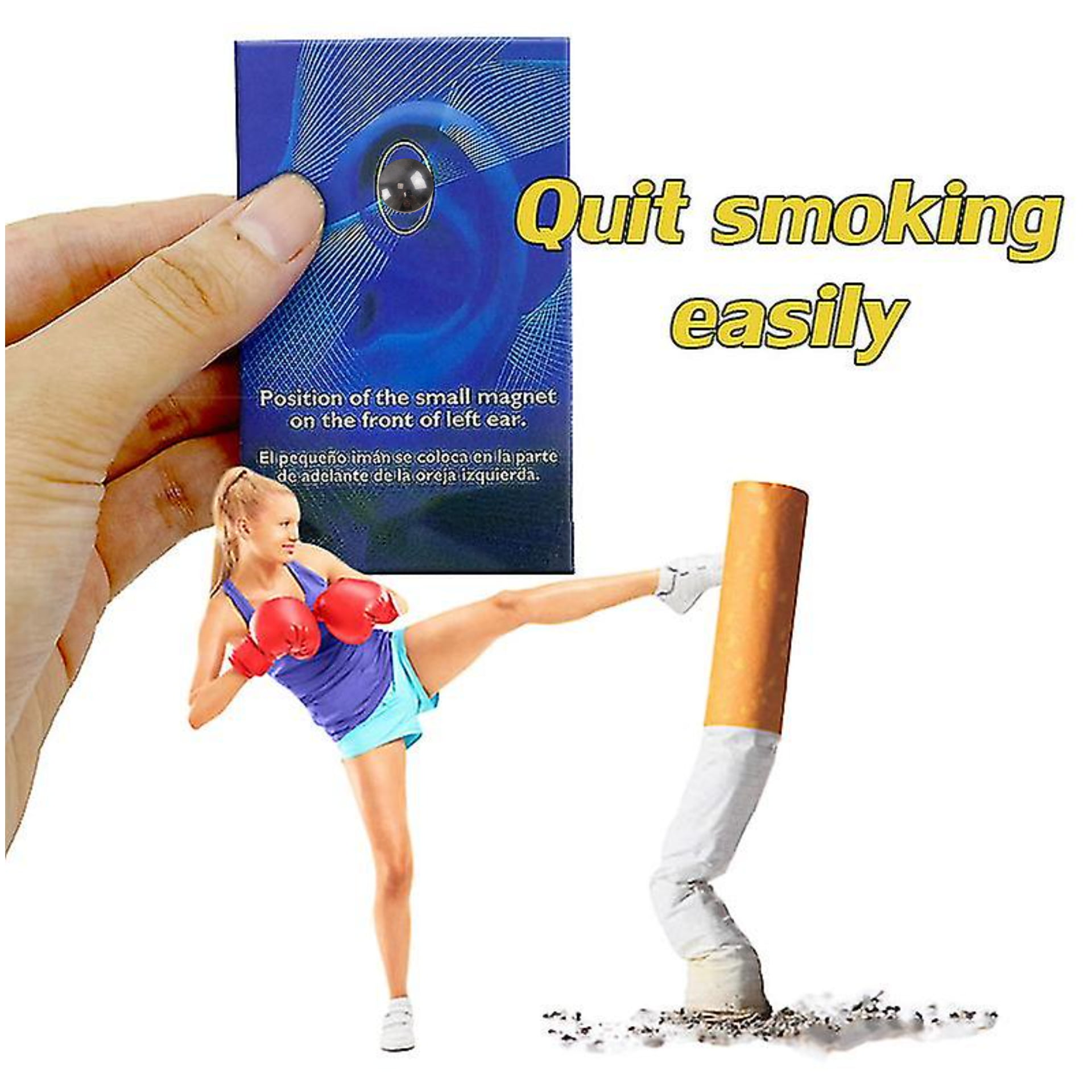 Aimants pour arrêter de fumer auriculothérapie oreille anti tabac