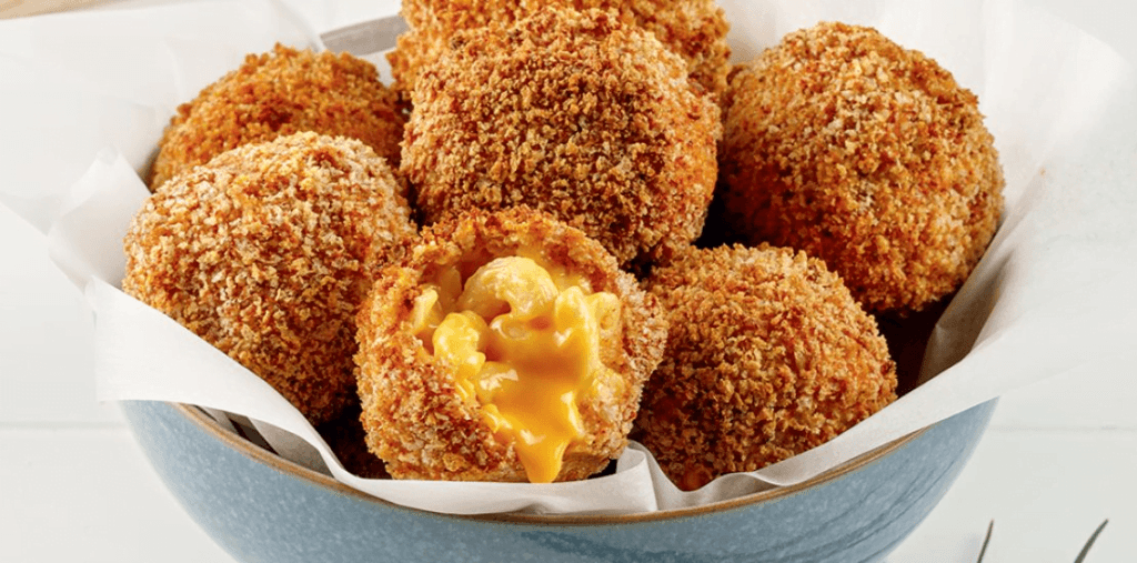 Boules de mac’n cheese à la friteuse à air BLITZ