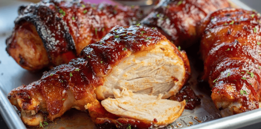 Pilons de poulet BBQ à la friteuse à air MEGA BLITZ