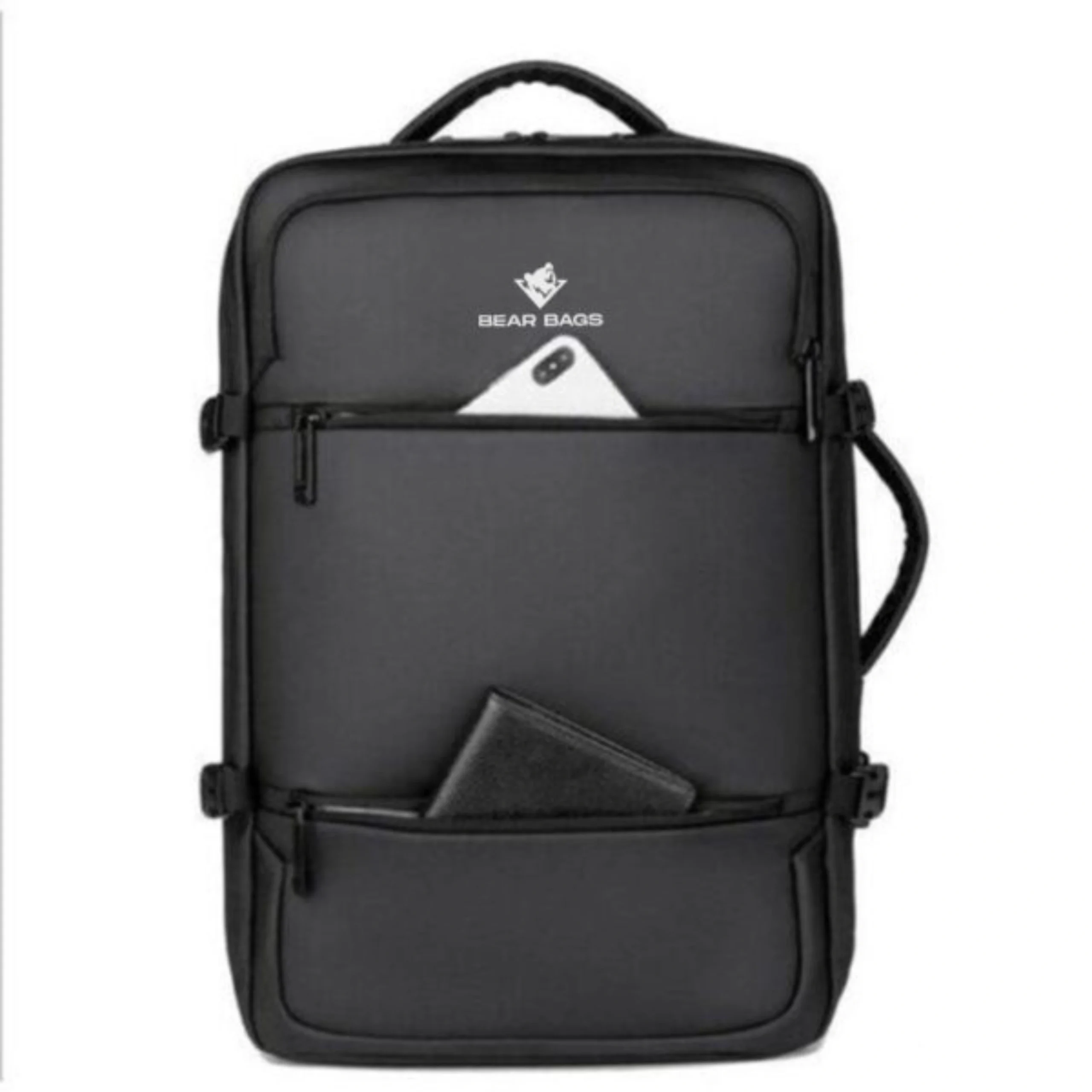 Guardian – Sac À Dos 4-En-1 Ordinateur Étanche Ordinateur Chargement USB pas Extensible