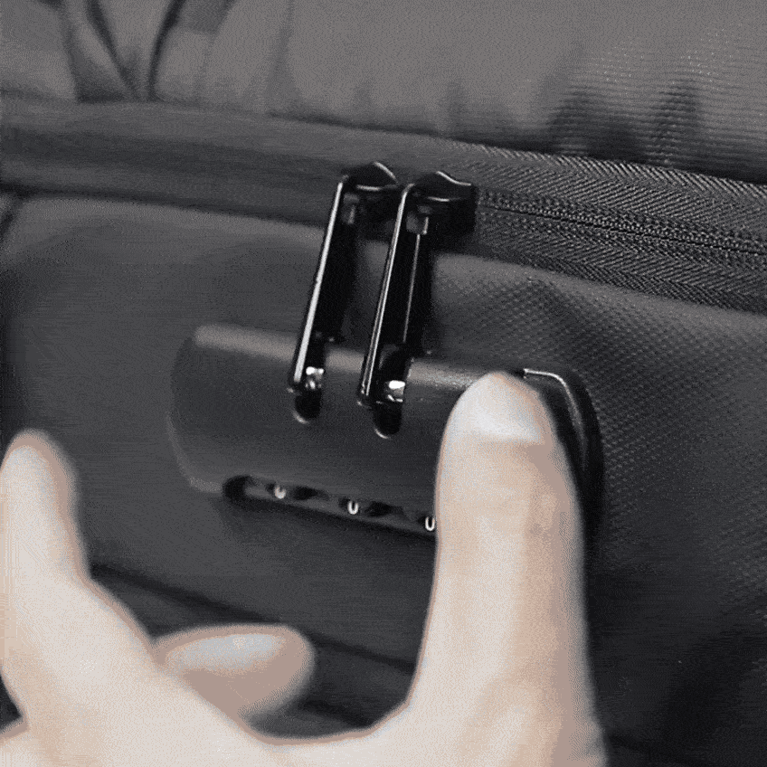 Guardian – Sac À Dos 4-En-1 Ordinateur Étanche Ordinateur Chargement USB Homme Femme