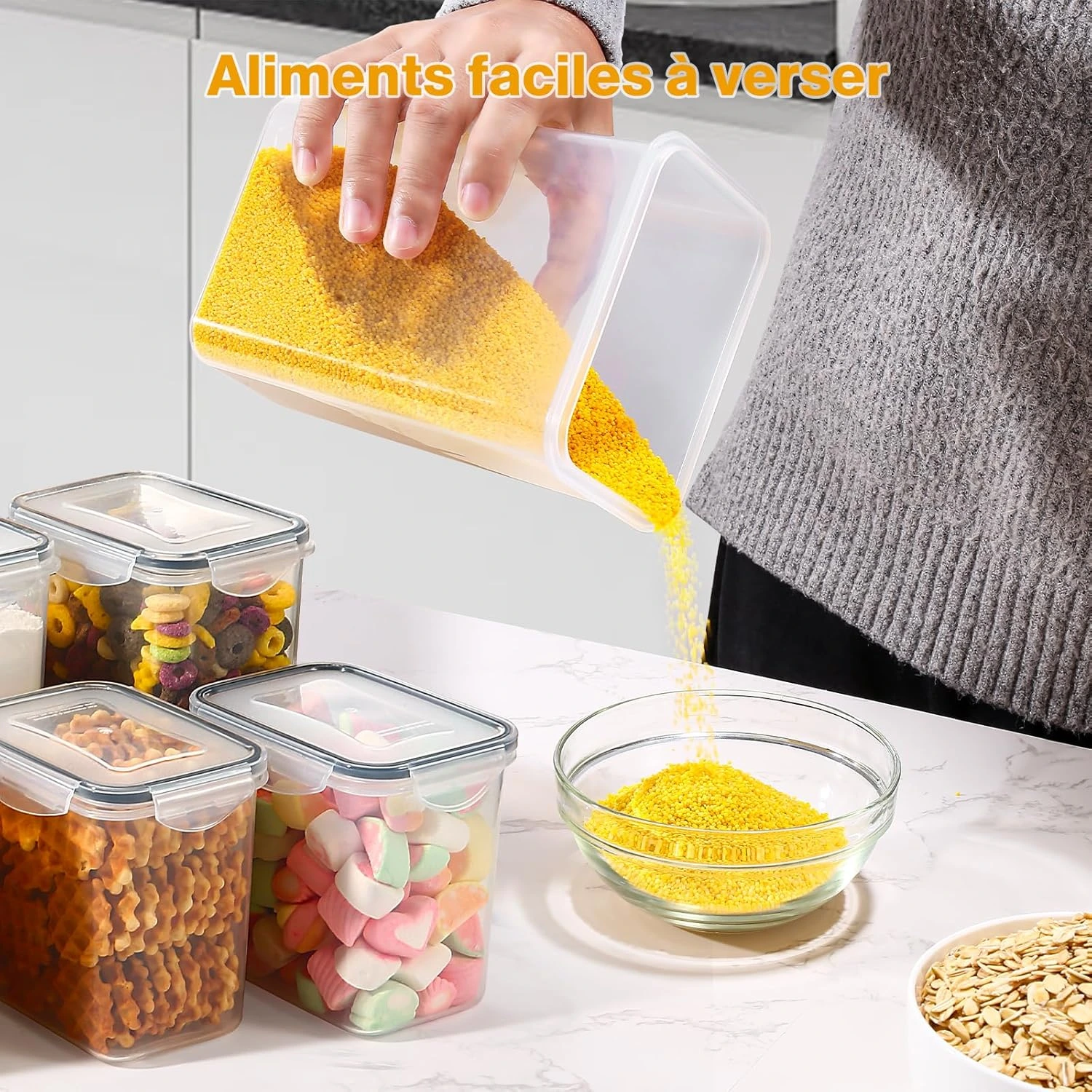 Blitz® – Ensemble de 24 Boîtes De Conservation Hermétiques Alimentaires Sans BPA Pour Un Rangement Idéal