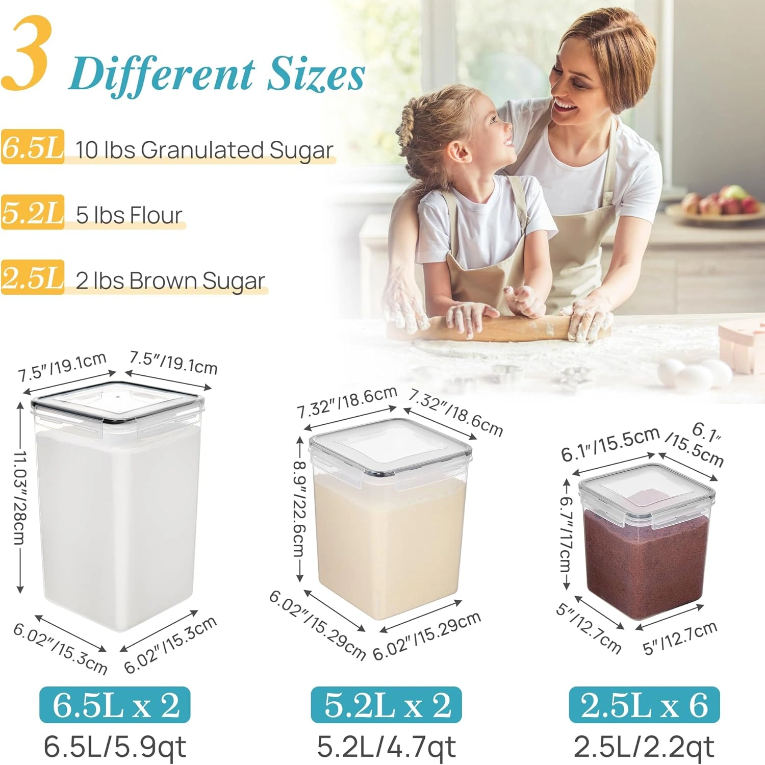 Blitz - Set 10 Boîtes de Conservation Alimentaires Étanches Et Sans BPA Pour Cuisine & Placards + Étiquettes stylo