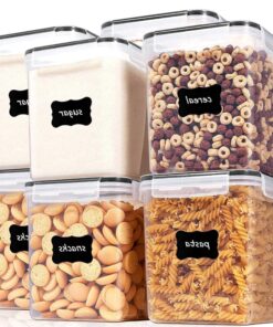 Blitz® - 4 Boîtes de Conservation Alimentaires 5,2 L Pour Cuisine & Garde-Manger Sans BPA Et Étanches