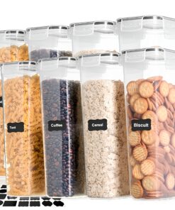 Blitz® - 4 Boîtes de Conservation Hermétiques 2,8 L Alimentaires Sans BPA Pour Un Rangement Idéale