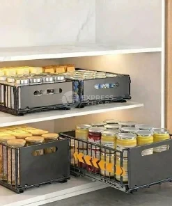 BNBR(4_5_6) - Organisateurs de Placard Coulissants Pliable en INOX