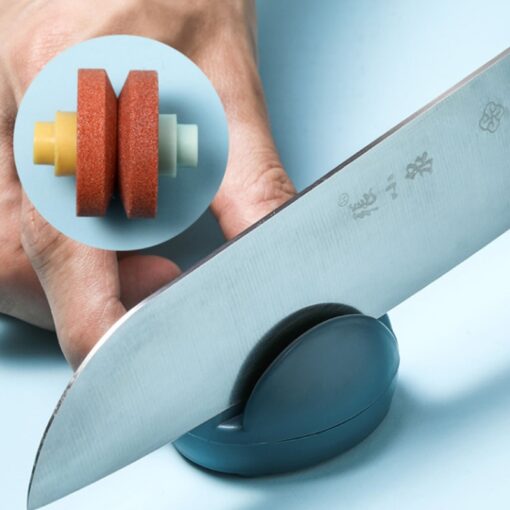 Aiguiseur de couteaux céramique multifonctionnel, Avec Ventouse durable