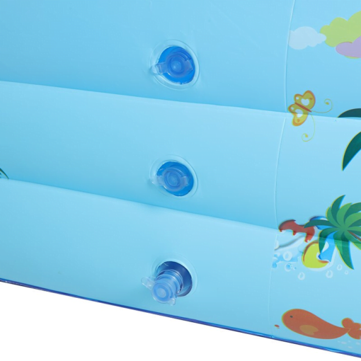 Piscine gonflable rectangulaire pour enfants à Trois Couches multifonction