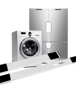 2 pièces/ensemble, Support de Machine à laver, réfrigérateur avec support de Base réglable à roulettes