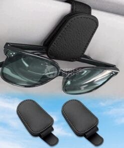 3en1 Porte-lunettes 3R, porte-certificat et porte-billets Portable pour voiture