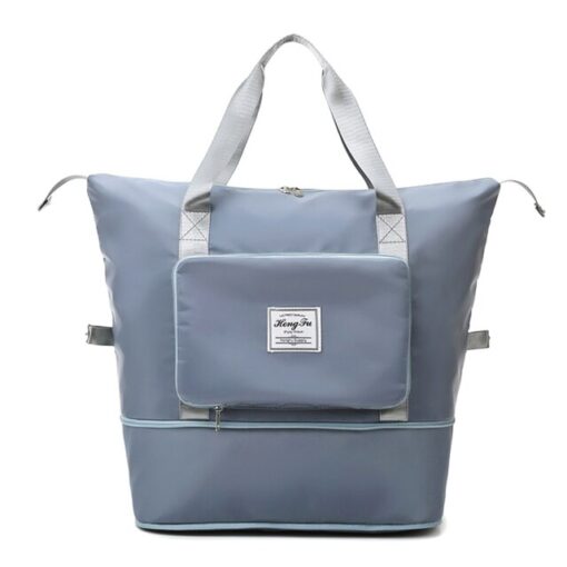 Fashionable Large Capacity Folding Travel Bags Waterproof Oxford Tote Handbag Travel Duffle Bags Women Multifunctional Gym jpg x