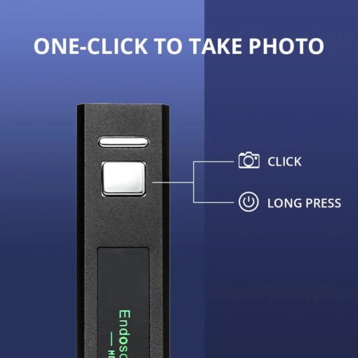 KERUI Caméra inspection de serpent USB endoscope USB C étanche IP67 avec 8 lumières LED réglables