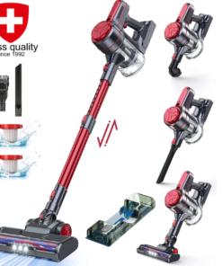 5 en 1 Aspirateur sans fil multifonction avec reservoir deau pour maison et voiture 1000W éclairage LED et Silencieux