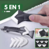 Kit d'Outils De Calfeutrage 5 En 1 Avec 5 Accessoires De Finition De Calfeutrage plus Silicone