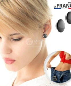 Paire de Boucles d'Oreilles Bio-magnétique multifonctionnelles acupression anti douleurs et perte de poids