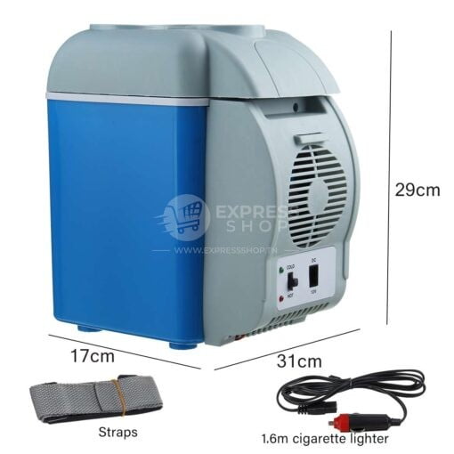 6en1 Réfrigérateur Portable Refroidisseur Et Réchauffeur De 7,5 Litres Pour Camping Voyage En Plein Air, Lait Maternel, Médicaments, Voiture