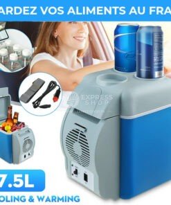 6en1 Réfrigérateur Portable Refroidisseur Et Réchauffeur 7,5 L Pour Camping Voyage, Lait Maternel, Médicaments, Voiture