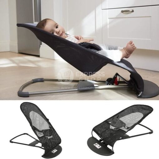 3en1 Chaise à bascule pour bébé, Lit pliable confortable, berceau inclinable pour bébé jusqu'à 3 ans