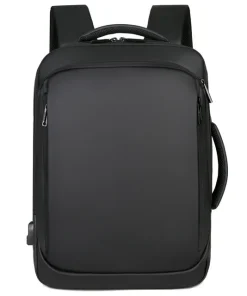 Sac à dos de chargement USB pour ordinateur portable pour homme étanche d'affaires, sac de voyage extérieur, 15.6 pouces
