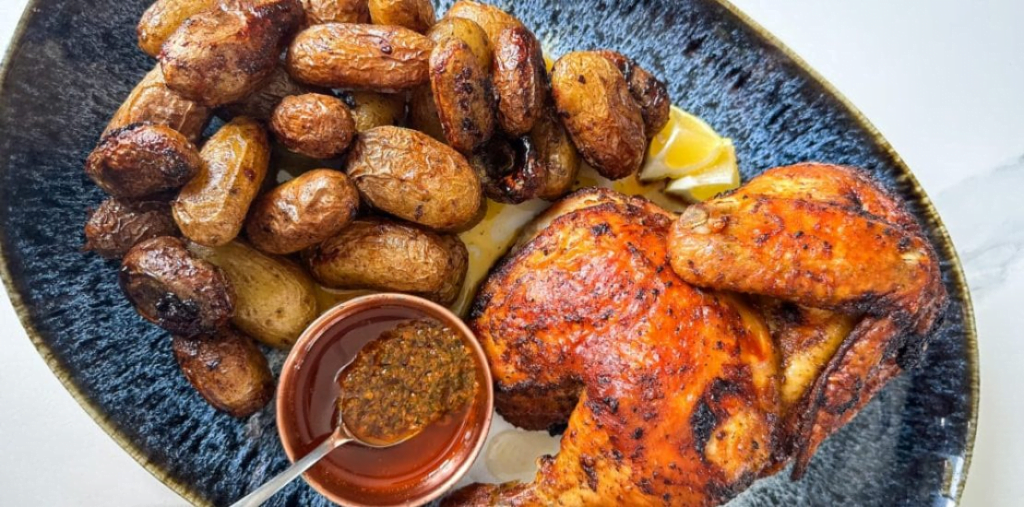 Poulet portugais et ses petites patates au Air Fryer