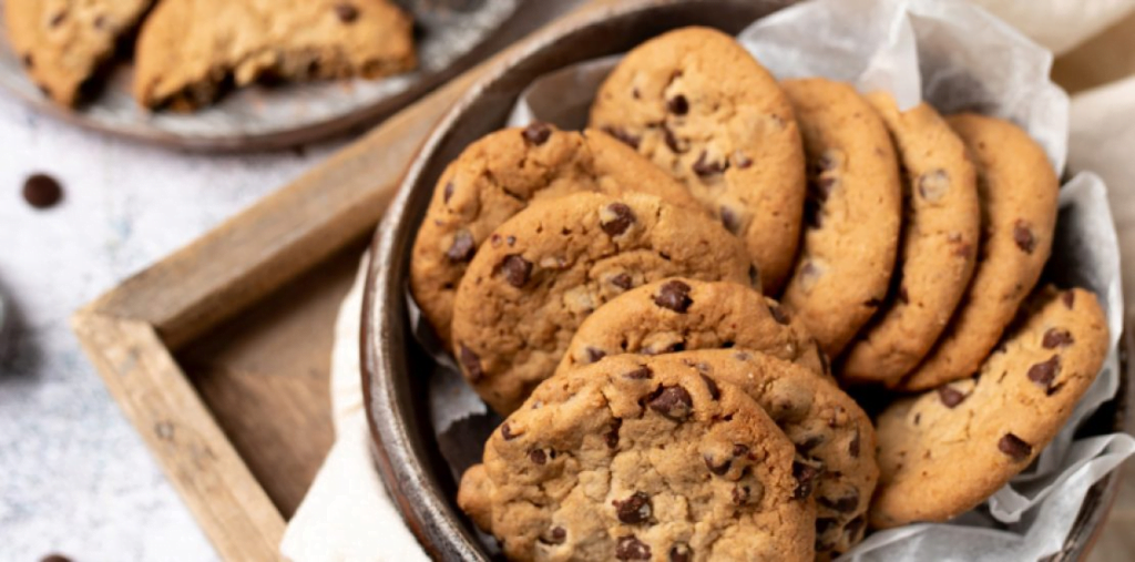 Biscuits aux pépites de chocolat à la friteuse 