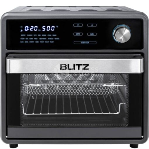 BLITZ MEGA 22 en 1 Four et Friteuse À Air Numérique 15 Litres Avec Préréglages Intelligents et Puissance de 2600W ( USA Quality)