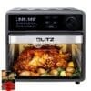 BLITZ® - MEGA 3en1 Air Fryer, Four et micro-ondes Grande capacité avec 4 Accessoires