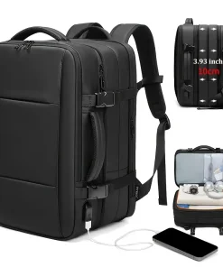 – Sac À Dos De Voyage 40L Professionnel Étanche Avec Chargement USB