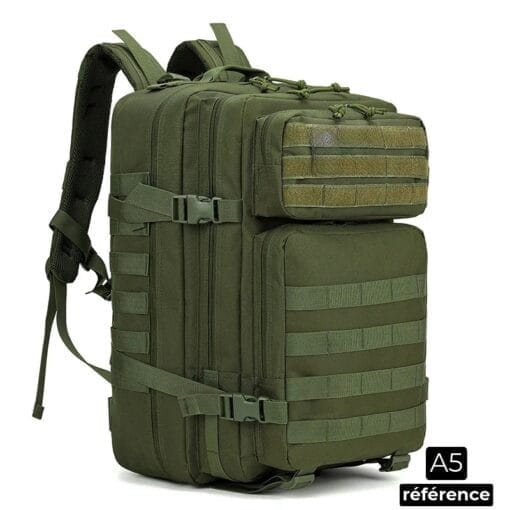 Atlas – Sac À Dos Tactiques Militaire Avec Grande Capacité 50L Et Absorption Des Chocs