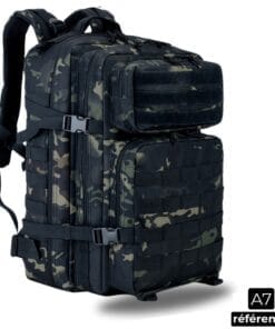 Atlas – Sac À Dos Tactiques Militaire Avec Grande Capacité 50L Et Absorption Des Chocs