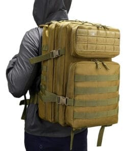 Atlas – Sac À Dos Tactiques Militaire Avec Grande Capacité 50L Et Absorption Des Chocs