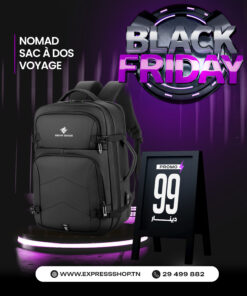 Nomad BearBags® – Sac À Dos Voyage Ordinateur Professionnel Étanche Chargement USB Homme Femme