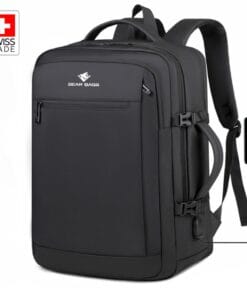 Pioneer – Sac À Dos 5-En-1 Extensible Ordinateur Étanche 45L Haute Qualité Homme Femme