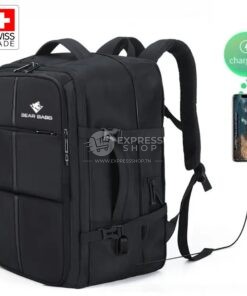 Venture  – Sac À Dos 4-En-1 Extensible Ordinateur Professionnel 45L Étanche Chargement USB Homme Femme