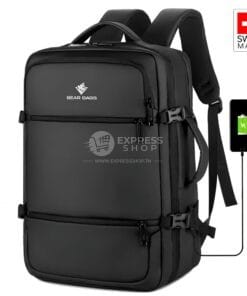 Guardian – Sac À Dos 4-En-1 Extensible Ordinateur Étanche 45L Ordinateur Chargement USB Homme Femme