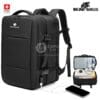 Agon - Sac À Dos De Voyage Ordinateur Professionnel Étanche Chargement USB Homme Femme Ordinateur