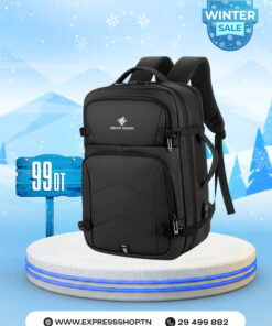 Nomad BearBags® – Sac À Dos Voyage Ordinateur Professionnel Étanche Chargement USB Homme Femme