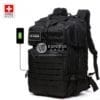 Sparta BearBags – Sac À Dos De Camping Et Randonnée Tactique Avec Grande Capacité 45L Absorption Des Chocs