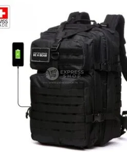 Sparta BearBags – Sac À Dos De Camping Et Randonnée Tactique Avec Grande Capacité 45L Absorption Des Chocs