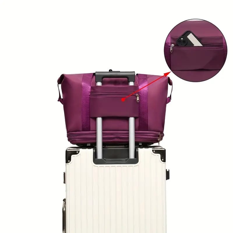 Converta BearBags® – 4en1 Sac De Voyage À Roulettes amovibles Unisexe Ultra-Léger Et Extensible Imperméable