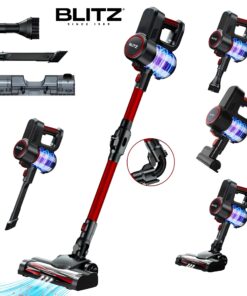Blitz® 5-en-1 Aspirateur Sec & Eau Sans Fil – 1500 W Puissant, Léger, Silencieux avec Détecteur de Microbes