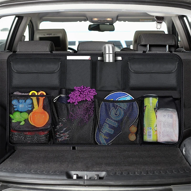 Sac de Rangement Voiture Suspendu Multi-Poches Et Polyvalent Pratique Pour Voyages Et Quotidien