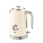 Blitz® - Bouilloire Électrique Rétro En Acier Inoxydable À Ébullition Rapide De 2200 W Et Capacité De 1,7L