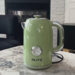 Blitz® - Bouilloire Électrique Rétro En Acier Inoxydable À Ébullition Rapide De 2200 W Et Capacité De 1,7L