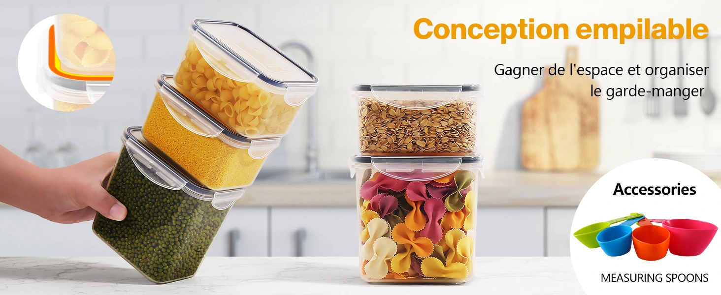 Blitz® - Ensemble de 24 Boîtes De Conservation Hermétiques Alimentaires Sans BPA Pour Un Rangement Idéal Blitz® - Ensemble de 24 Boîtes De Conservation Hermétiques Alimentaires Sans BPA Pour Un Rangement Idéal