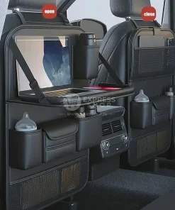 2en1 Organisateur de Siège Voiture Multi-Poche Avec Porte-Tablette